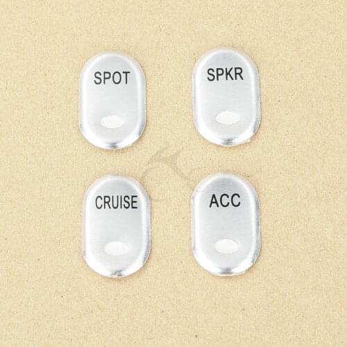 Stainless Brushed Rocker Panel Switch Cover For Harley Davidson Electra Glide FLHTCU FLHTK Ultra Classic FLHTCU