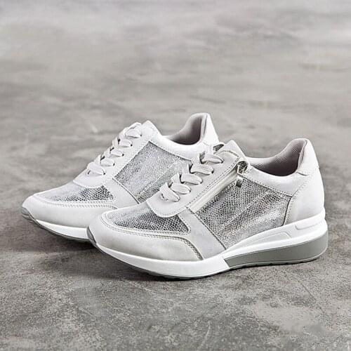 2020 Low platform women sneakers shoes Wild Breathable Walking flats Trainer Single Loafers for women Comfort Vacation shoes