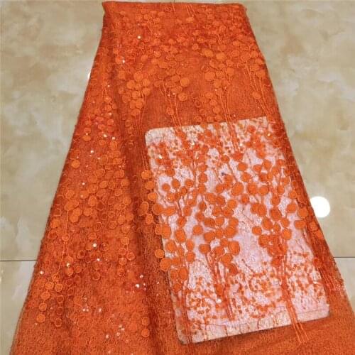 New arrival 2BZL-20.62204 Nigerian fabric new African embroidered lace fabric for party dress