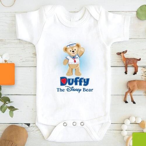 Infant Clothes Boy Girl Duffy The Disney Bear Baby Bodysuits Cartoon Tops Newborn Jumpsuit Cute Toddler Romper 0-24M