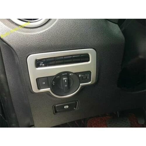 Lapetus Front Head Lights Lamps Switch Button Frame Cover Trim 1 Piece Fit For Mercedes-Benz Vito W447 2014 2015 2016 2017 2018