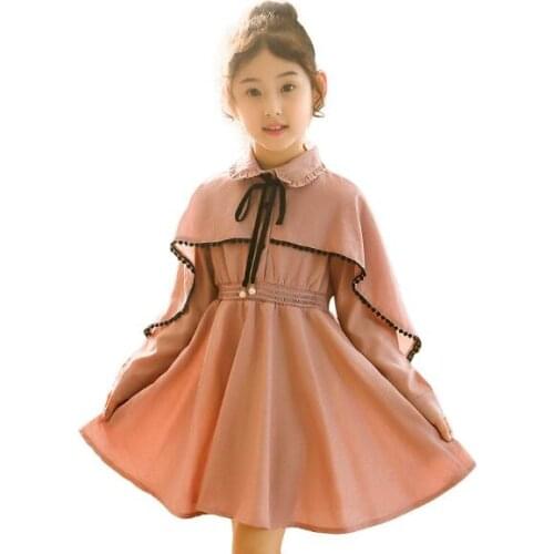 Baby Girl Princess Dress 2021 Autumn New Style Long Sleeve Children Clothing Kids Party Wedding Dresses For Girls