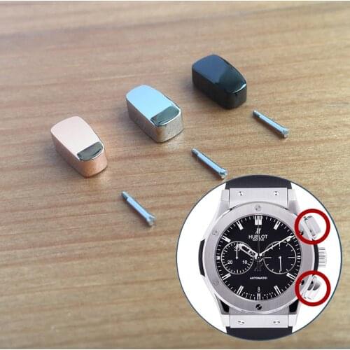 Steel pusher button for HUB Hublot Classic Fusion 45mm 521.NX automatic watch parts tools