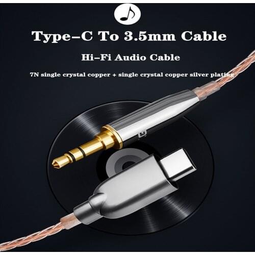 Amplifier DAC Earphone Adapter USB C To 3.5mm With ALC4050 Chip 32bit 384kHz Digital Decoder Car Audio Speaker Cord