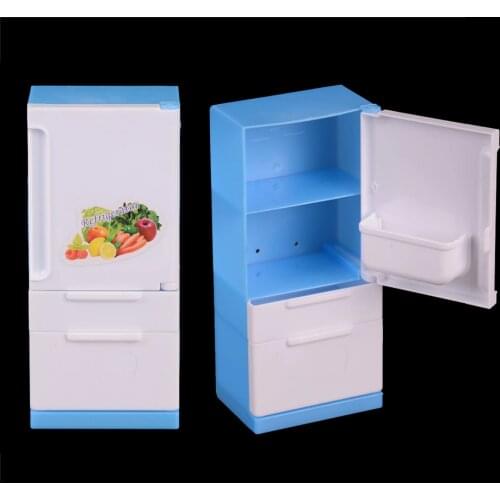 1X Home Fridge For Dolls Derivative Product Dolls Doll House Furniture Refrigerator Play Set