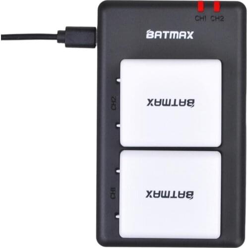 2Pcs 3.85V 4800mAh Battery + Dual USB Charger for Arlo Ultra and Pro3 Camera (VMA5400)