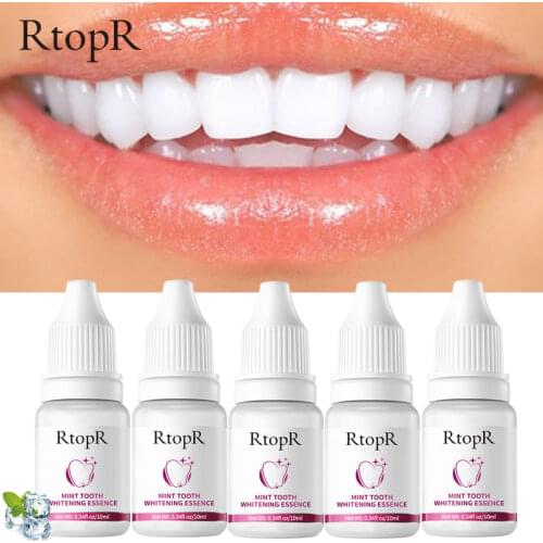 5pcs Of RotoR Tooth Whitening Essence To Remove Tooth Plaque Stains Whitening Teeth Cleaning Oral Hygiene To Prevent Tooth Decay