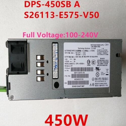 New PSU For Fujitsu RX200s7 RX300S7 12V 36A 450W Power Supply DPS-450SB A S26113-E575-V50