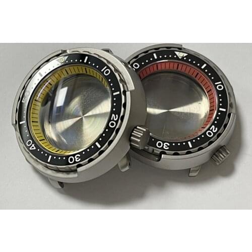 Heimdallr 47.2mm Titanium Tuna Canned Watch Case Sapphire Ceramic Bezel Suitable For NH35/36 Movement SBBN031/SKX007 Watch Case