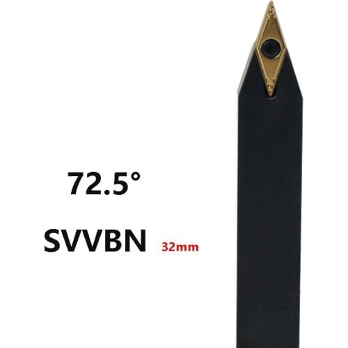 BEYOND 32x32 SVVBN3232P16 SVVBN 3232 P16 SVVBN3232 Carbide Inserts Shank Turning Tool Holder Lathe Cutter 1pcs