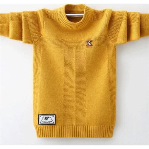 Childrens sweater Winter New Cotton Clothing Hedging Sweater teenage boys Sweater Childrens clothing 10 12 14 years