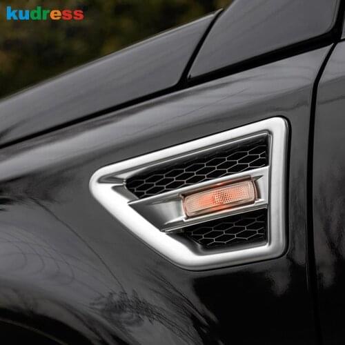 For LAND ROVER Freelander 2 2008-2015 ABS Chrome Side light cover direction indicator lamp trim steering moulding hoods