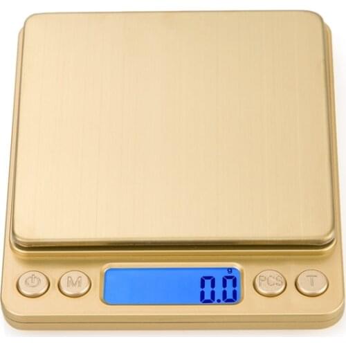 3000g 0.1g Electronic USB Scale Kitchen Weight Balance 3kg 0.1g High Accuracy Jewelry Food Diet Scales Weighing Balance Two Tray