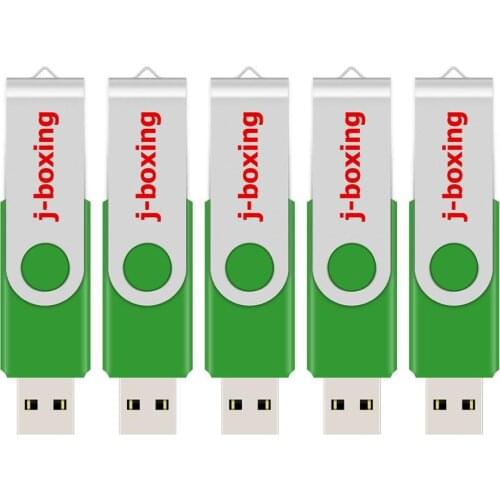 5PCS High Capacity 128 GB Flash Memory Drive Metal Swivel Flash Pen Drive Portable External Drive Thumb Storage for Computer GPS