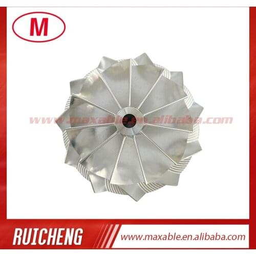 GTX3576 58.00/76.13 mm 11+0 blades high performance turbocharger billet/milling/aluminum 2618 compressor wheel for 803713-0001