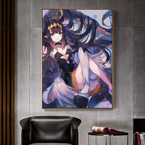 Canvas Hd Printed Cartoon Girl Home Decoration NINOMAEPainting Poster Wall Art Picture For Bedroom Modular
