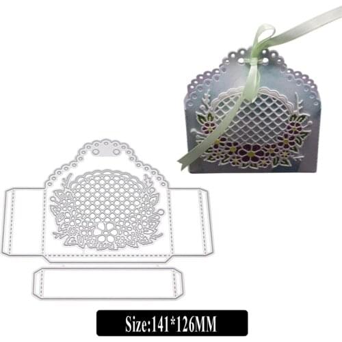 Candy Box Cutting Dies for Card Making, URYKE Die Cuts Stencil Metal Pattern Template for DIY Embossing Scrapbooking New 2019