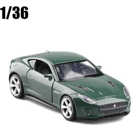1:36 F-Type Alloy Car Model Sports Car Decoration Toy Open Door With Pull Back Toy Children Boy Gifts Free Shipping