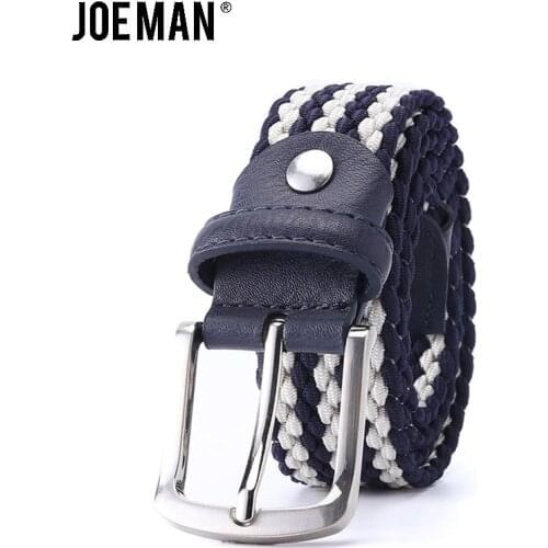 2018 Fashion Knitted Elastic BeltStong Stretch Fabric Belt For Men Elastic Casual Belt Waistband Braided Style