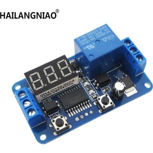 5PCS 12V Home Automation Delay Timer Control Switch Module Digital display LED