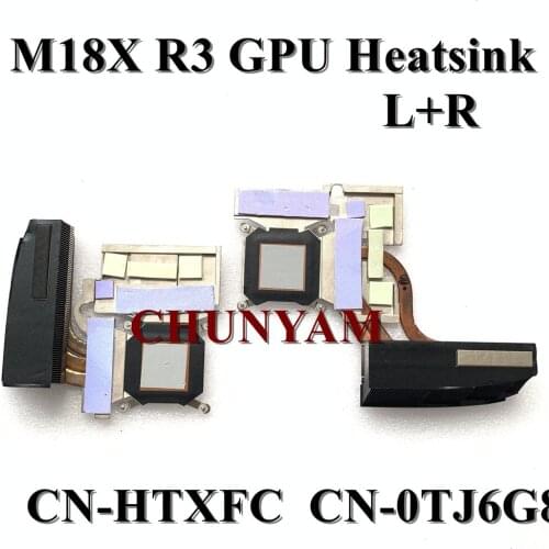 Brand New Original For DELL Alienware M18X R3 GPU Heatsink Radiator L+R CN-0HTXFC CN-0TJ6G8