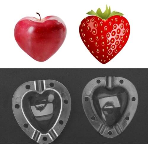 Fruit Shaping Mold Plastic Heart-Shaped Apple Pear Growth Forming Vegetable Tool