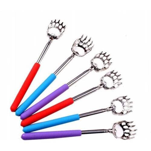 Stainless Steel Bear Claw Telescopic The Ultimate Back Scratcher Extendable Nice Gift Health Products LX4759