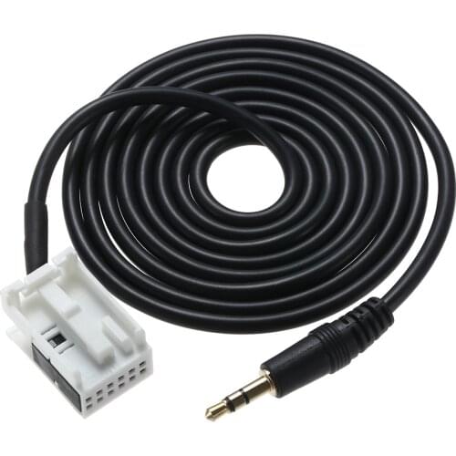 3.5mm Male AUX Connector Audio Cable Adapter for Peugeot 307 308 407 408 507 for Citroen C2 C5 Sega Triumph with VDO RD4 CD