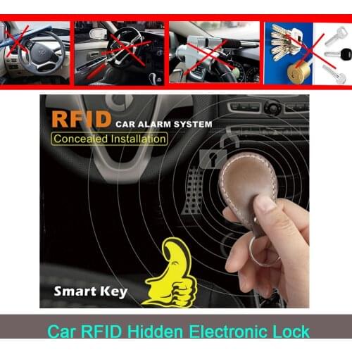 BANVIE Smart Key anti theft car ignition cut off RFID Immobilizer alarm system double layer start protection function starline