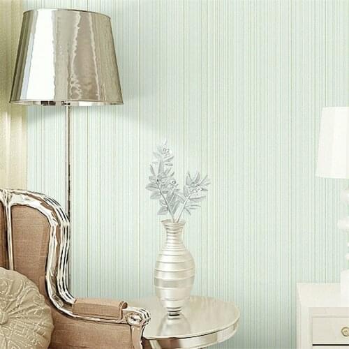 Modern Simple Vertical light color Solid Color Non-woven Wall Paper Roll Living Room Bedroom TV Background Wall Home Decor