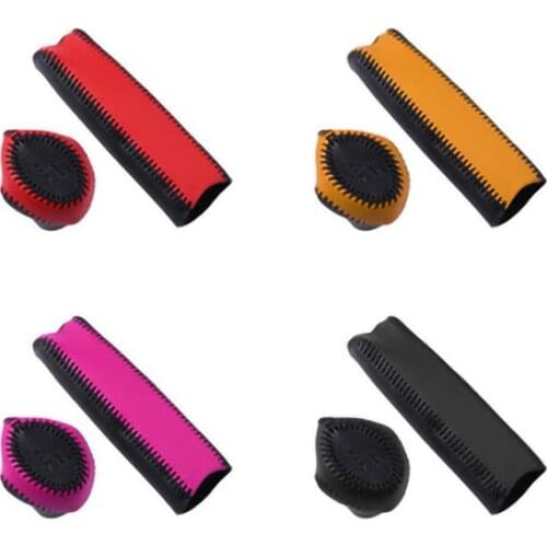 Car Hand-stitched Handbrake Gear Protective Leather Cover Interior Trim Accessories for Mercedes Smart 451 450 Fortwo Forfour