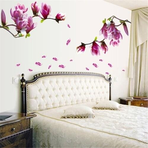 Stickers Art Wall Tree Decal Mural Wallpaper Magnolia Large Removable Flower