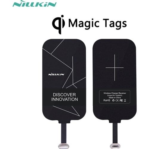Nillkin Magic Tags QI Wireless Charging Receiver Micro USB / Type C Adapter For iPhone 5S SE 6 6S 7 Plus Mi5 Mi5s Plus Mate 9
