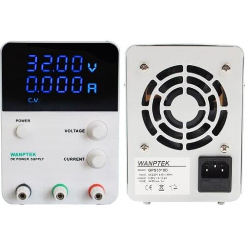 High Precision Digital DC Power Supply GPS3010D Variable 30V/10A Voltage Regulator Laboratory Power Supply