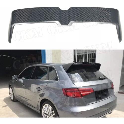 Carbon Fiber & FRP Rear Spoiler for Audi A3 S3 RS3 8V Hatchback 4 Door 2014 2015 2016 2017 2018