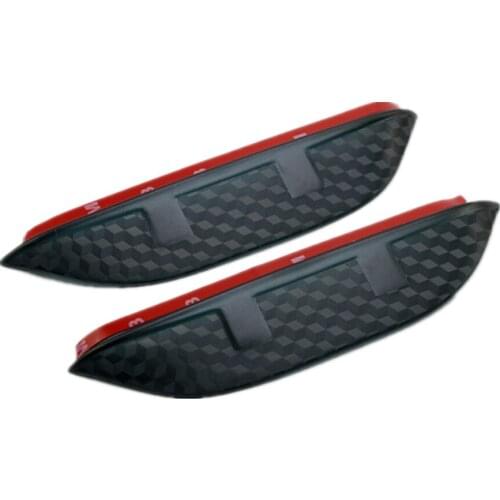 Stick rear Rearview glass Mirror trim Rain Eyebrow Shield Sun Visor Shade plastic frame For Hyundai Tucson 2015 2016 2017 2018