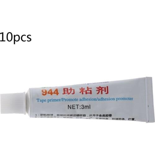 10Pc 944 Tape Adhesion Promoter Car Mirror Stick Glue Primer Vinyl Wrap Adhesive