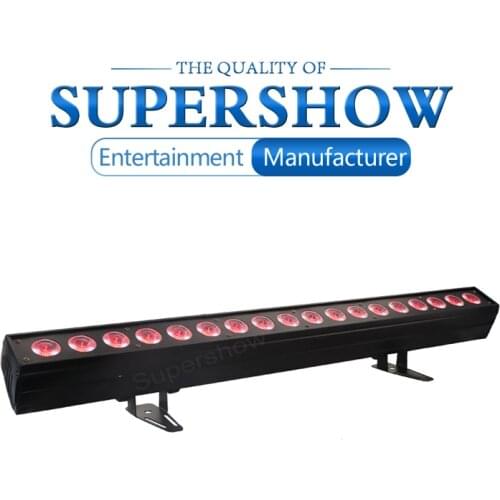 2Pcs/Lot Disco Light 18X18W RGBWA-UV 6IN1 Wireless DMX Bar Led Wall Wash Light For Dj Party Stage Effect Lighting Night Light