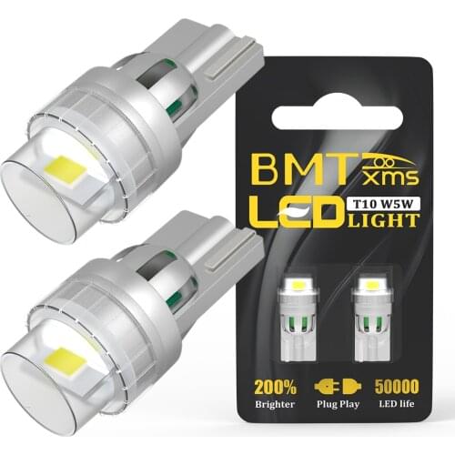 2x T10 LED Canbus Bulb W5W 168 194 Clearance Parking Lights For BMW Audi A6 C5 C6 C7 A3 8P 8V B5 B6 B7 B8 A7 A8 Q3 Q5 Q7 TT R8