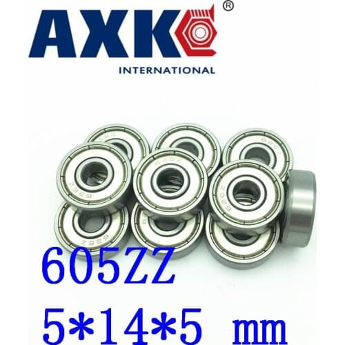 50pcs/lot Factory Direct Sale 605 Z 605z 605zz 605-2z R-1450hh 80015 5*14*5 Mm High Quality Miniature Deep Groove Ball Bearing