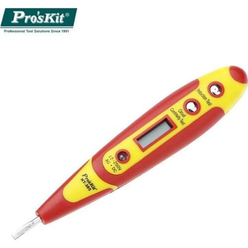ProsKit NT-305 Digital Detector Electric electroscope Multi-Function Display Electroscope Contact Voltage Cable(non-contact) Br