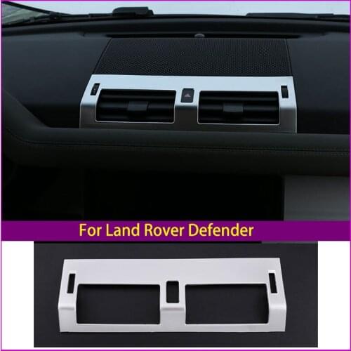 For Land Rover Defender 20-21 Car Style Central Control Air Outlet Decorative Panel Frame Abs Decorative Stickers Interior