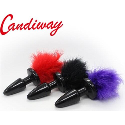 Rabbit tails unisex sex-life backyard Stimulating sexy girls Butt Plug silicone Anal Tails sex Toys for women men Adult anal toy