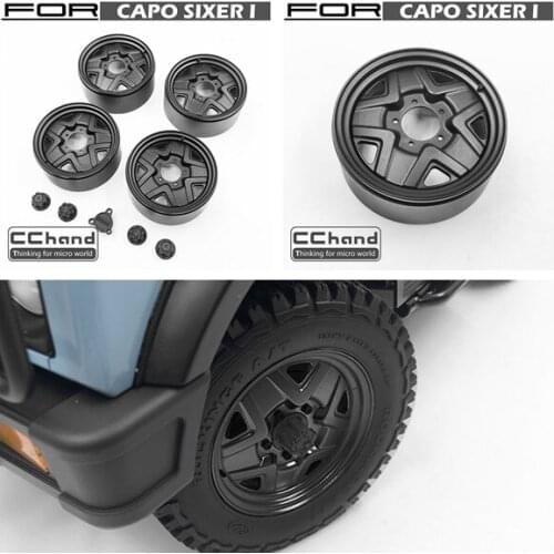 Metal classic wheel hub for Capo sixer1 sixer I 1:6 Jimny Samurai A style rc car