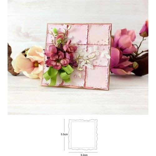 Grid frame background Metal Cutting Dies Decorative Scrapbooking 2020 new Craft Die Cut Embossing Paper Cards cutter Stencils