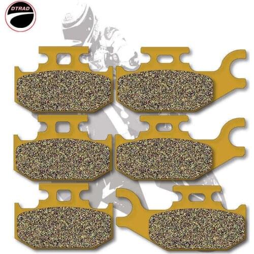 Moto Brake Pads F+R For CAN AM ATV Outlander 400 07-11 500 07-11 Renegade 500 08-11 800 07-11 650 07-11 DS 650 2007