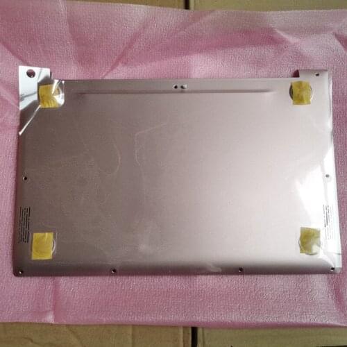 New laptop bottom case base cover for ASUS S333E X321EA pink metal material