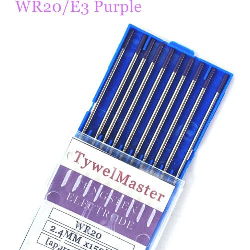 Tungsten Electrodes WT20 WC20 WL20 WL15 WZ8 WP WY20 WR20 Welding Electrodes 1.6 2.0 2.4 3.0 3.2 150mm Tig Rods