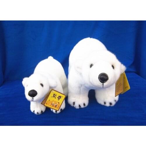 High quality goods white polar bear plush toy,Christmas gift h35