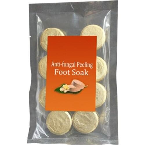 10pcs Fungal Nail Treatment Detox Foot Soak Long-Term Relief Athletes Foot Skin Cracking Psoriasis Peeling Beriberi Foot Care